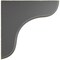 Ekena Millwork 1 3/4"W x 10 1/2"D x 10 1/2"H Eaton Wood Vintage Decor Bracket, Black BKTWD02X11X11EABL - alternate 2